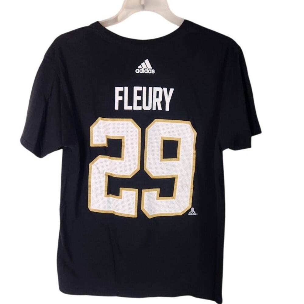 Excellent Condition Mark Andre Fleury Vegas Golden Nights T men's large